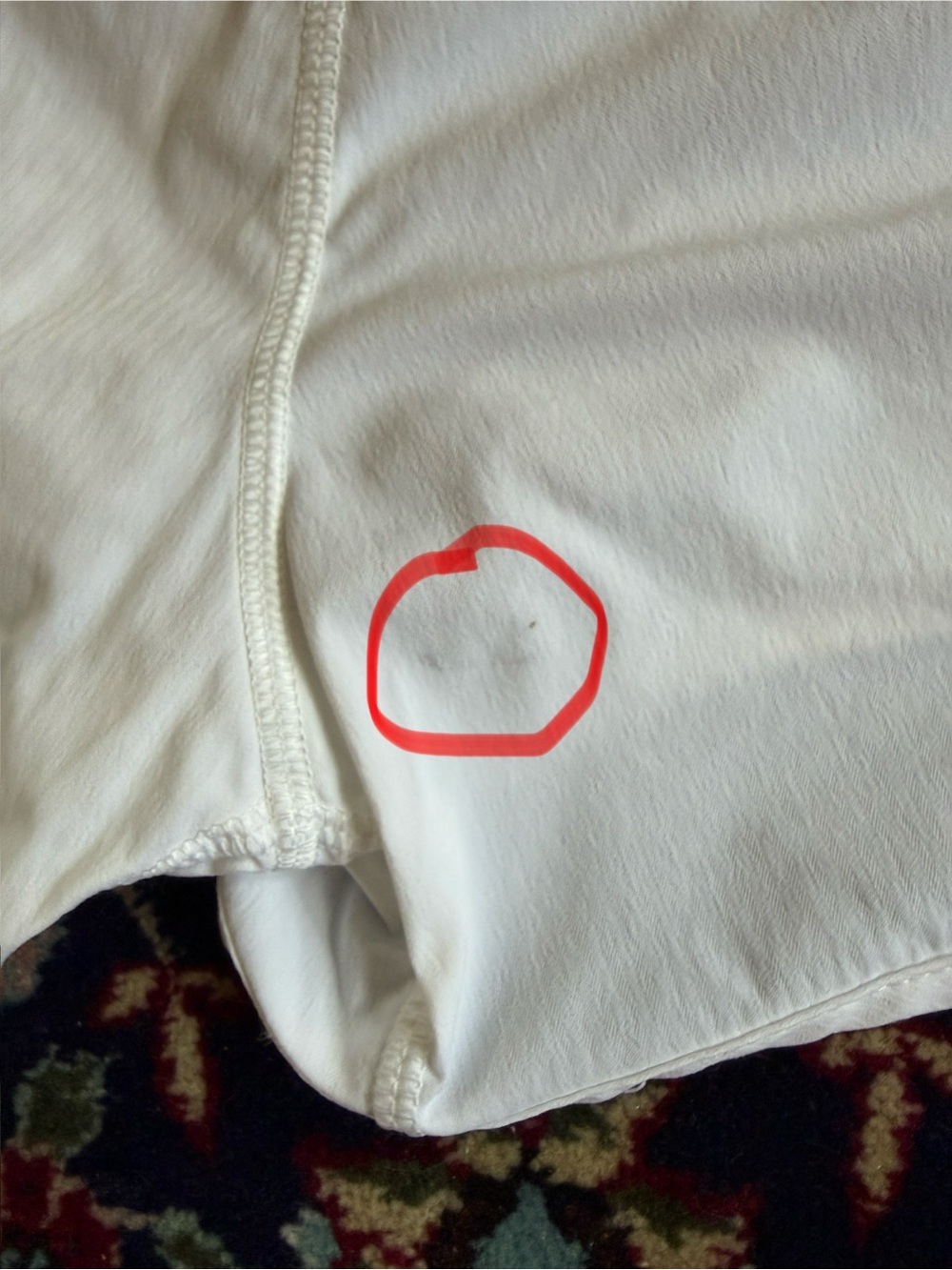 Lululemon Speed Short (Original) White, size 4, 2-way stretch - Picture 10 of 10